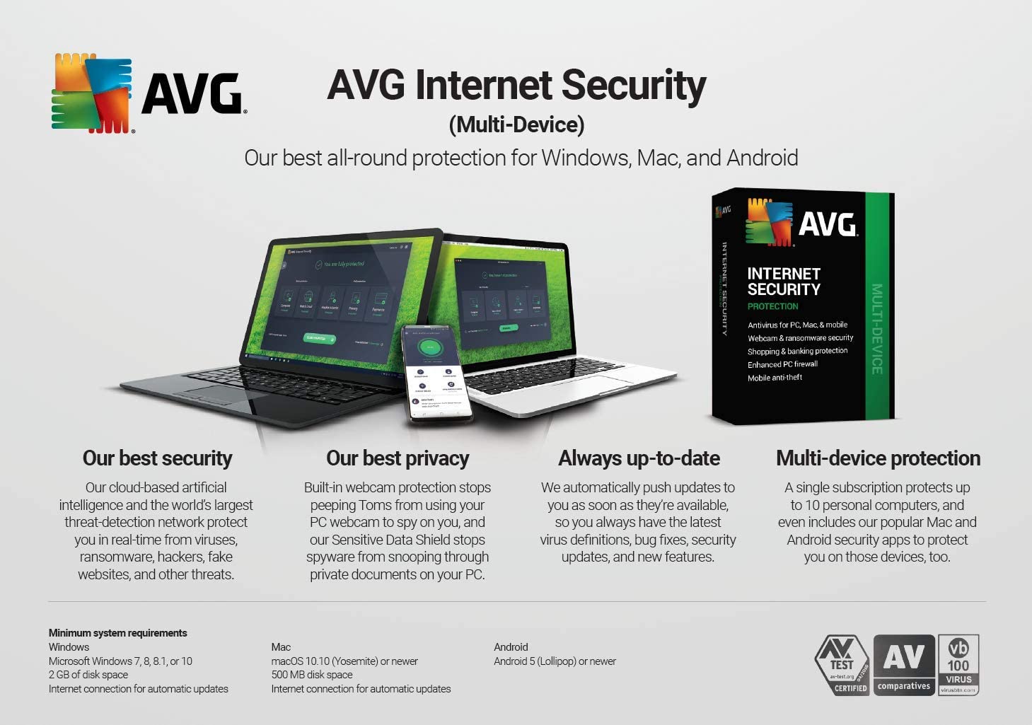 antivirus for mac and windows 10